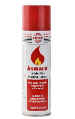 (250ML)ASMACO انبوبة غاز اعادة تعبئه الولاعات